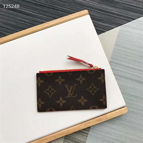 lv double card holder|louis vuitton zipped card holder.